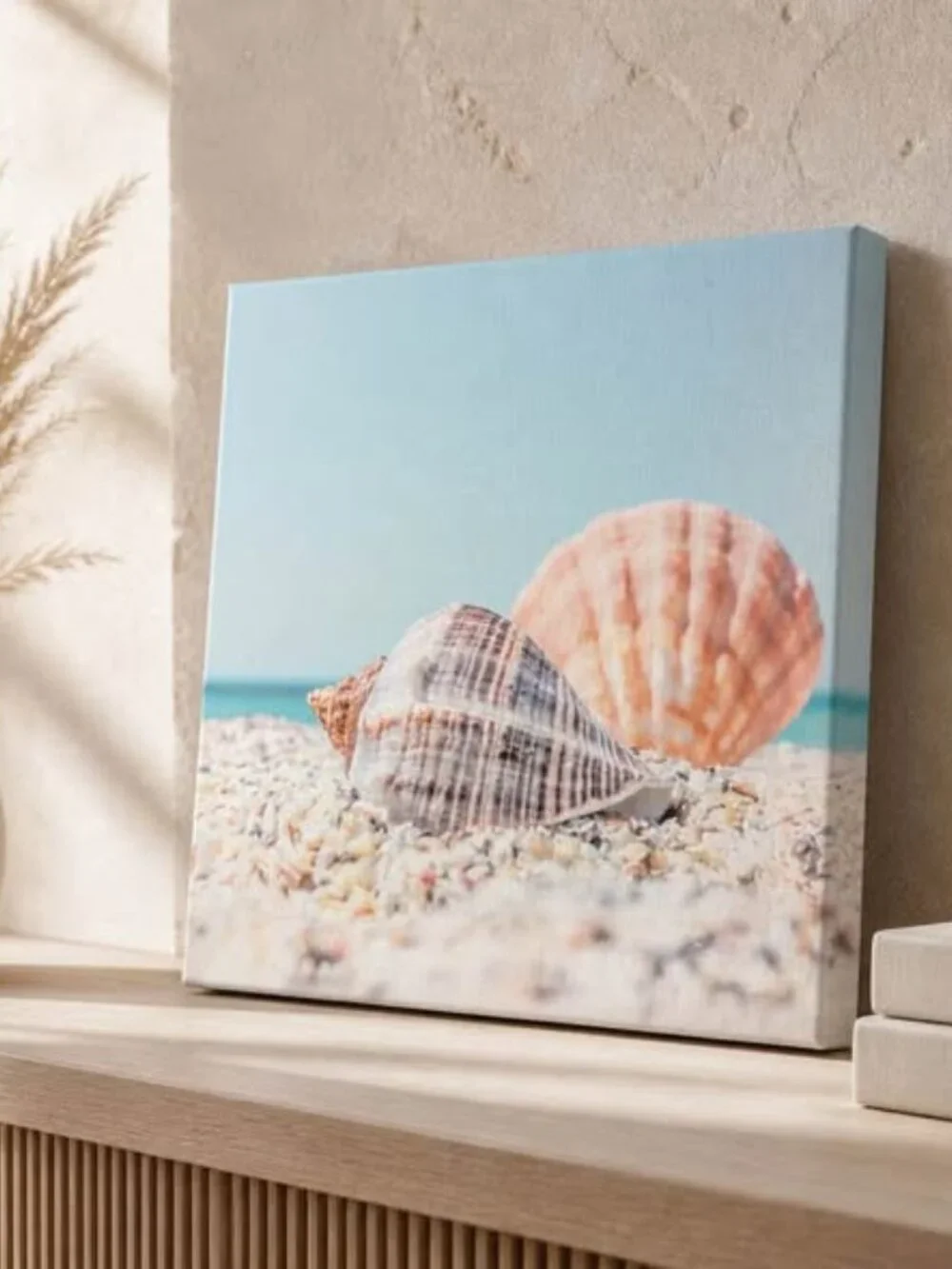 Relaxing Coastal Beach Canvas Wall Art Set